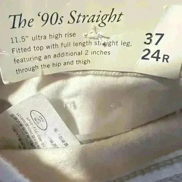 NWT! Abercrombie & Fitch Curve Love Ultra High Rise 90s Straight Jean - Picture 12 of 12